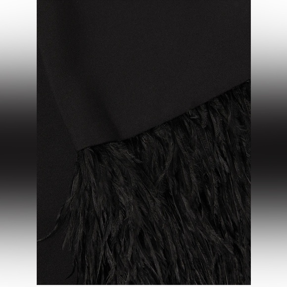 NWT•Likely•Black Cami Feather-Hem Minidress
Sz: 4 - Picture 9 of 12